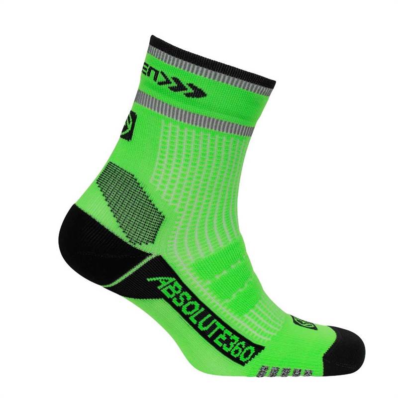 Absolute 360 Performance Running BEE SEEN Quarter Socks-1