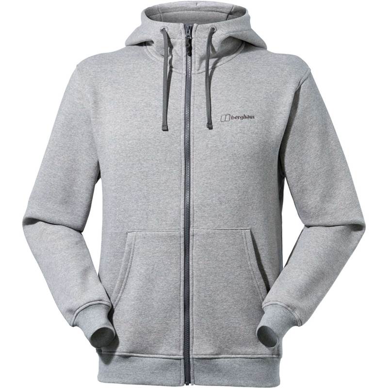 Berghaus Mens Logo Full-Zip Hooded Fleece Jacket-1