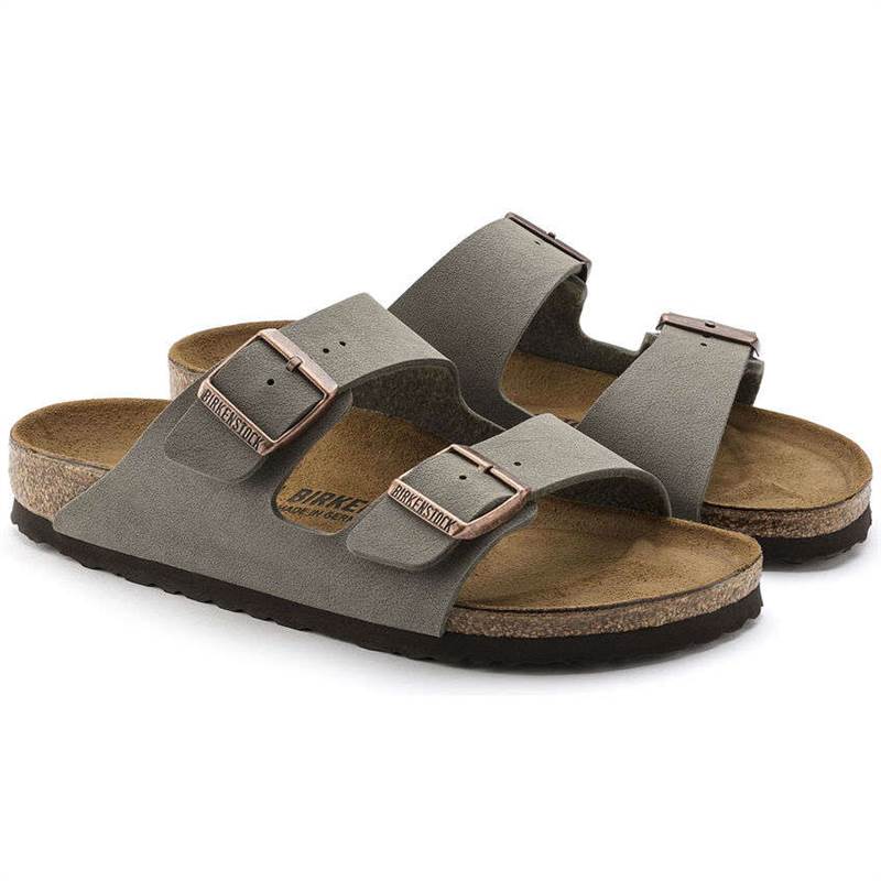 Birkenstock Arizona Birko-Flor Nubuck Sandals - Regular Fit-4