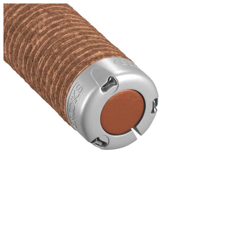 Brooks Plump Leather Handlebar Grips-3