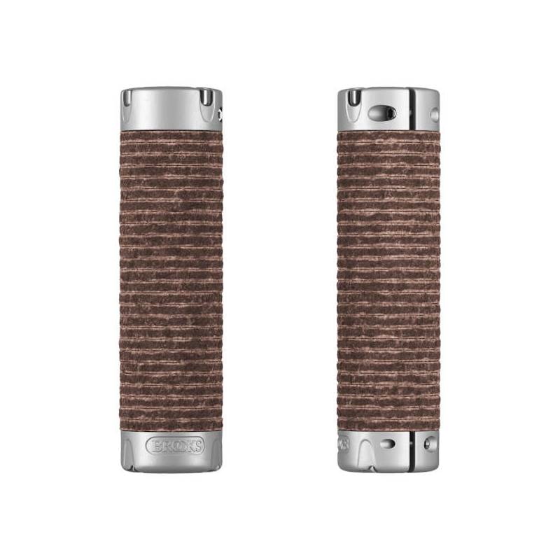 Brooks Plump Leather Handlebar Grips-4