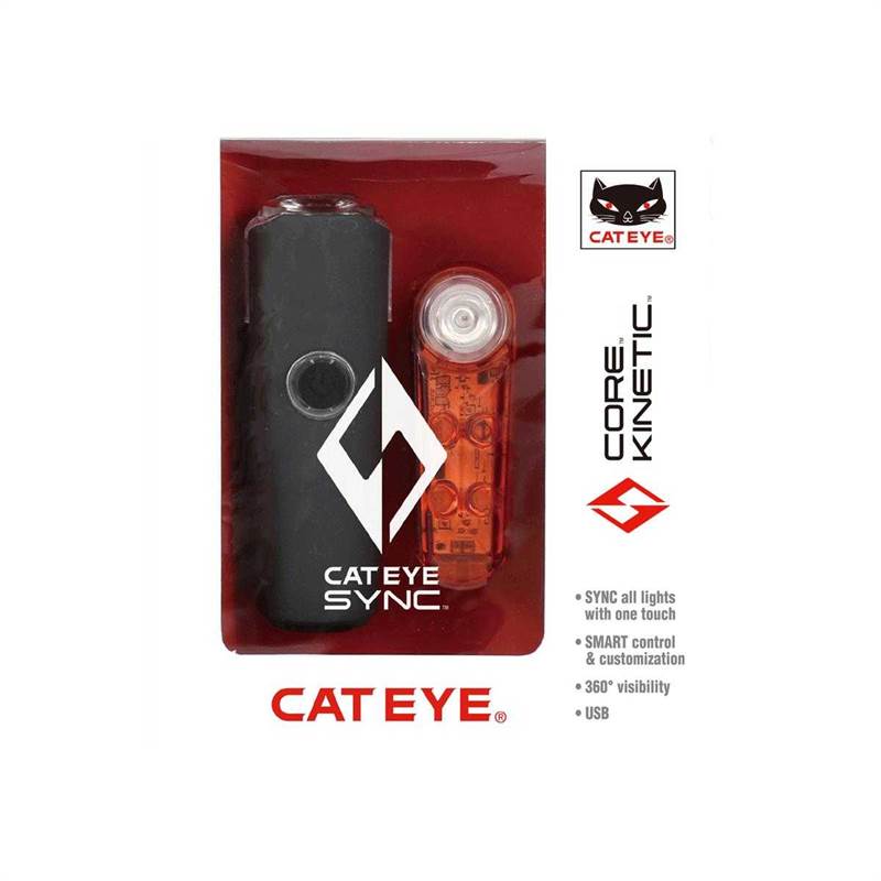 CatEye Sync Core / Sync Kinetic Bluetooth Connected Bike Light Set-1