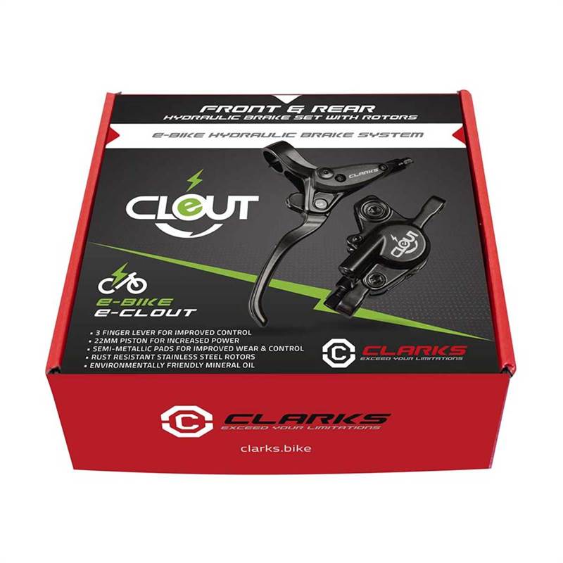 Clarks E-Clout Hydraulic Disc Brake Set-3