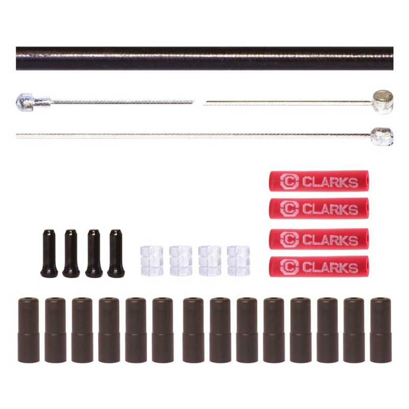 Clarks Stainless Steel Brake And Gear Cable Kit-1