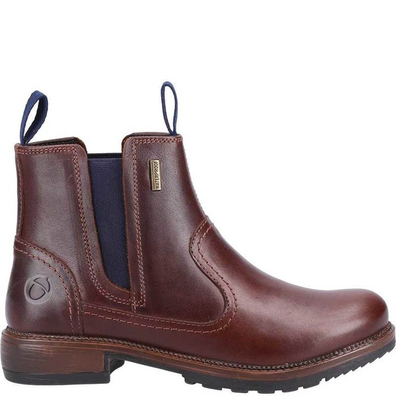Cotswold Womens Laverton Slip On Ankle Boots-4
