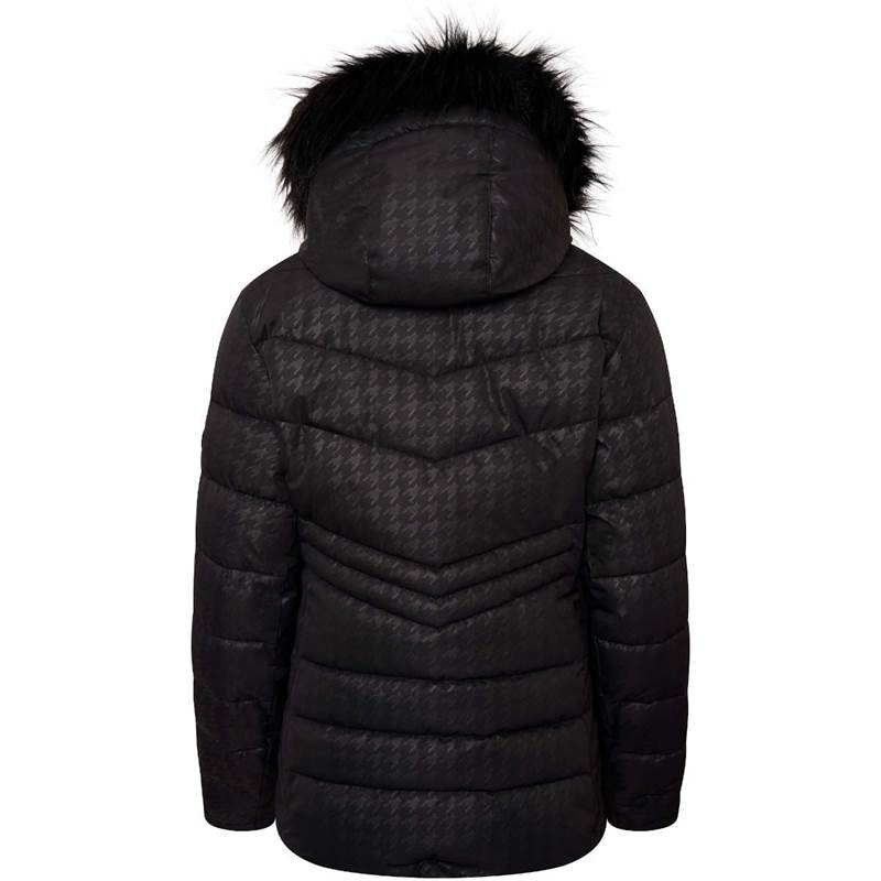 Dare2B Womens Glamorize II Hooded Insulated Luxe Ski Jacket-3