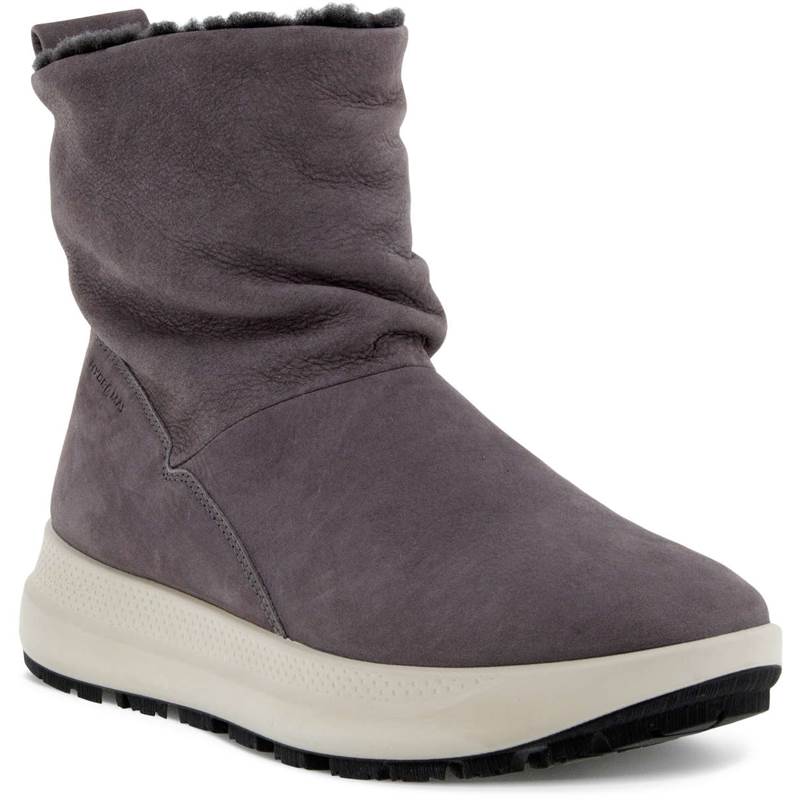 ECCO Womens Solice Nubuck Leather Hydromax Boots-1