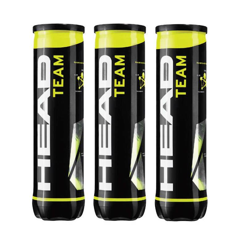 Head Team Tennis Balls Pack of 12 (3 Tubes of 4)-1