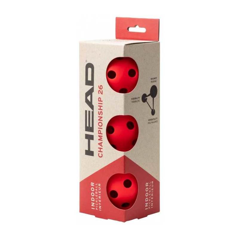 Head Pickleball Penn 26 Indoor Ball (3-Ball Tube)-1