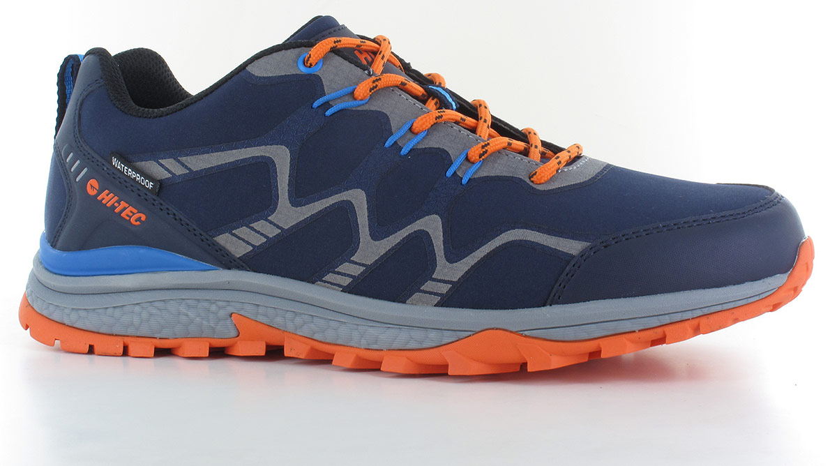 Hi-Tec Mens V-Lite Rapid Hiking Shoes Grey Sports Outdoors Waterproof 