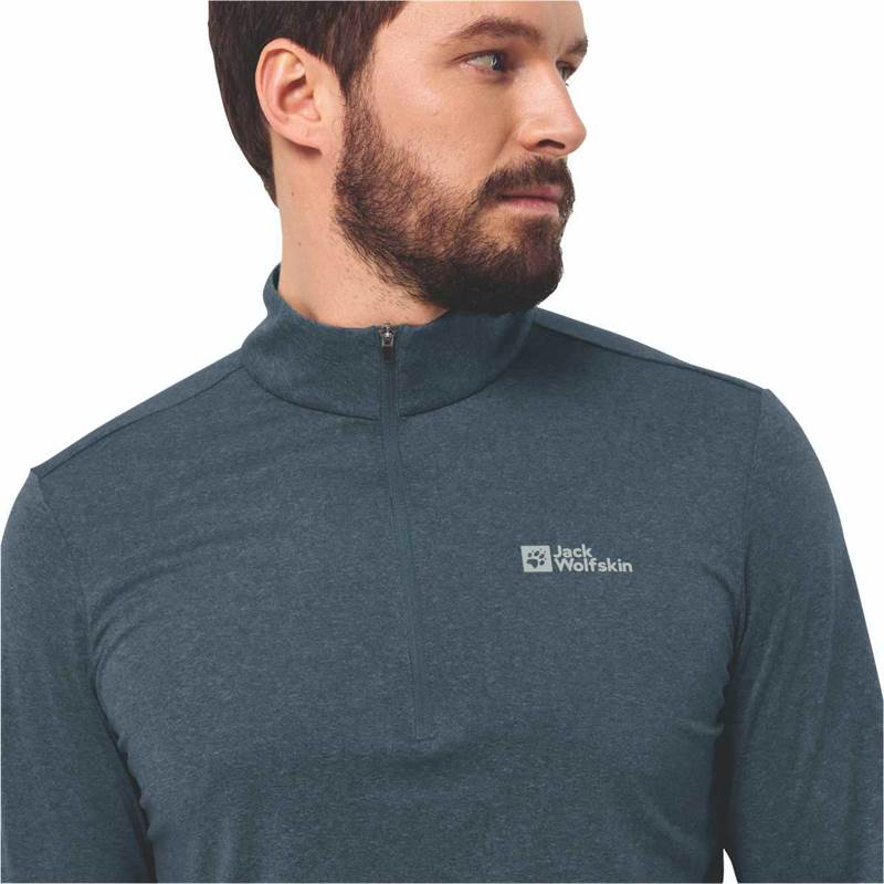 Jack Wolfskin Mens Sky Thermal Half-Zip Pullover-4