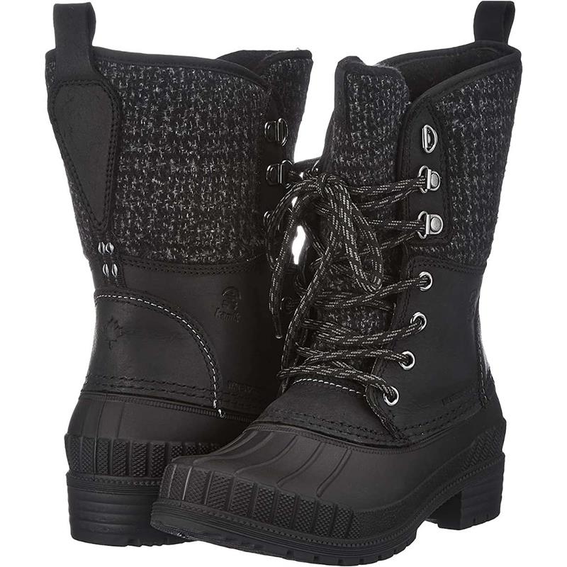 Kamik Sienna 2 Womens Waterproof Leather and Flannel Boots-2