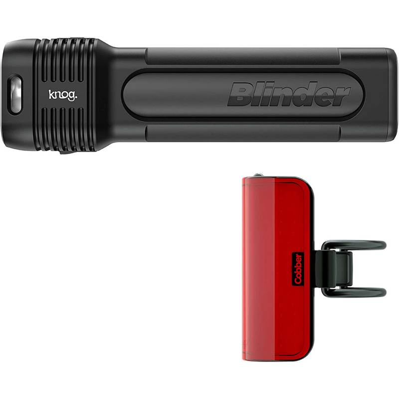 Knog Blinder Pro 1300 and Cobber Mid 170 Bike Light Set-4