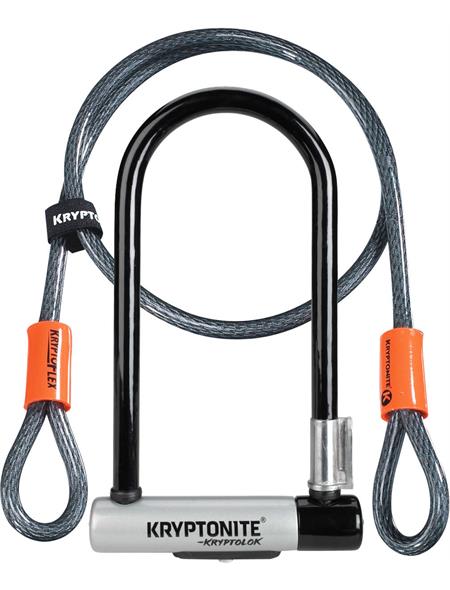 Kryptonite Kryptolok Standard U-Lock with Kryptoflex Cable