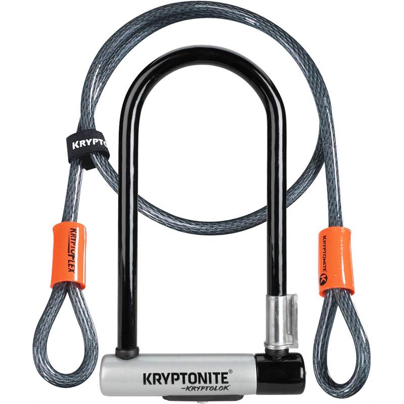 Kryptonite Kryptolok Standard U-Lock with Kryptoflex Cable-1
