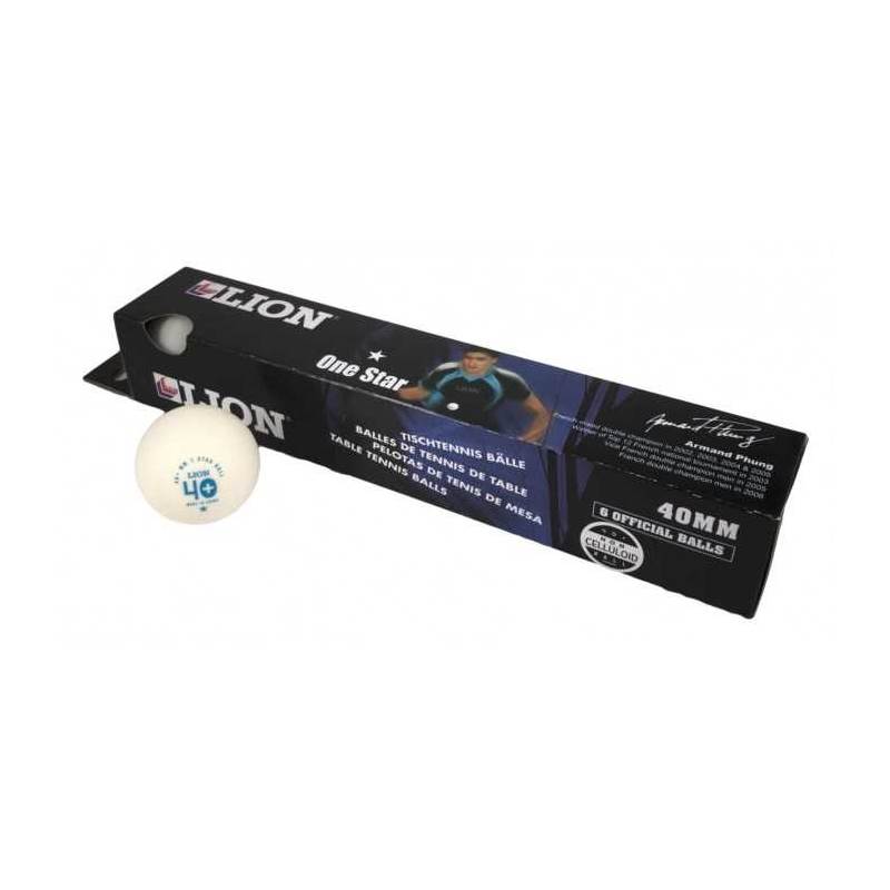 Lion Table Tennis Balls Lion 1* White-1