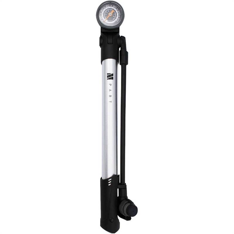 M Part Mini Floor Pump with Dial Gauge-1