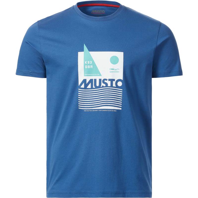 Musto Mens Marina Graphic Short Sleeve Tee Shirt-1