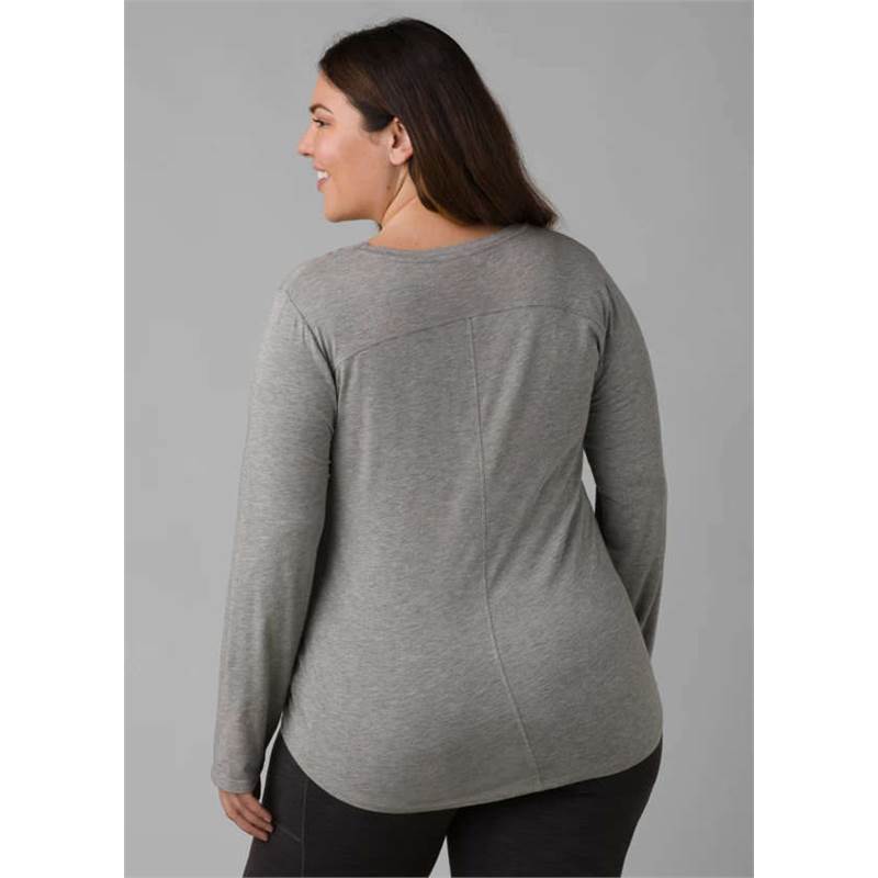 Prana Womens Foundation Long Sleeve Top Plus-2