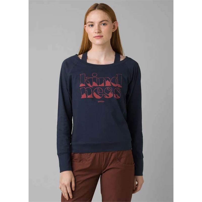Prana Womens Organic Graphic Long Sleeve Top-1