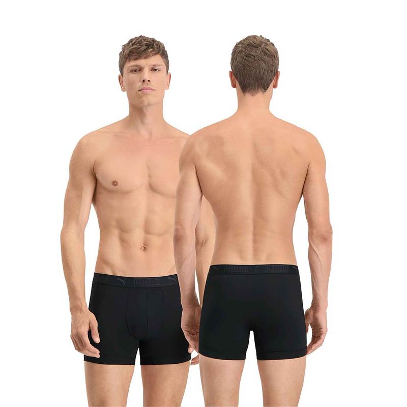 Puma Mens Active Sport Boxer Twin Pack-3