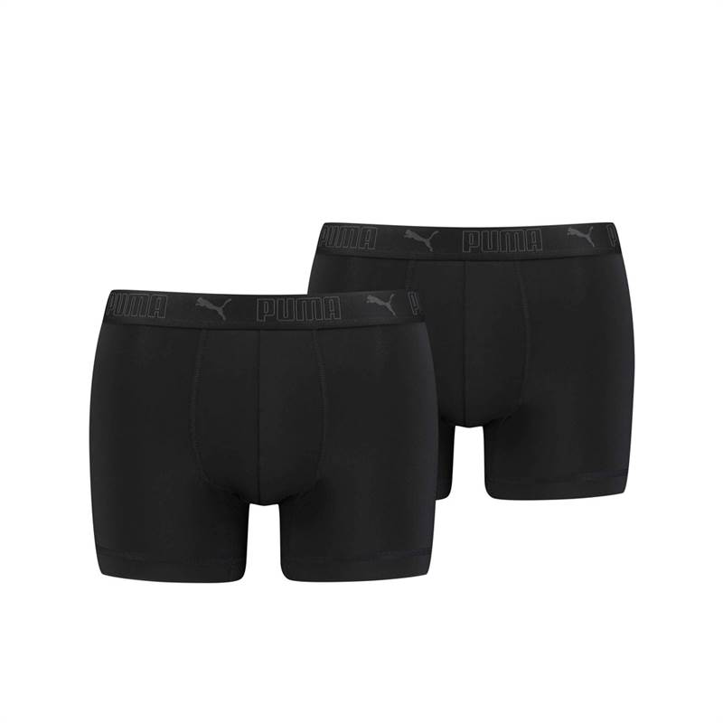 Puma Mens Active Sport Boxer Twin Pack-1