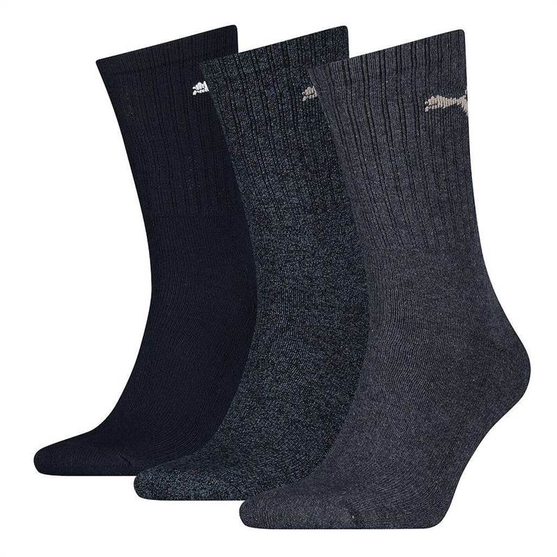 Puma Sports Crew Socks - 3 Pairs-4