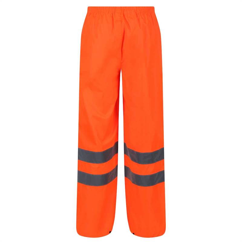 Regatta Professional Mens Hi-Vis Pro Packaway Overtrouser-2