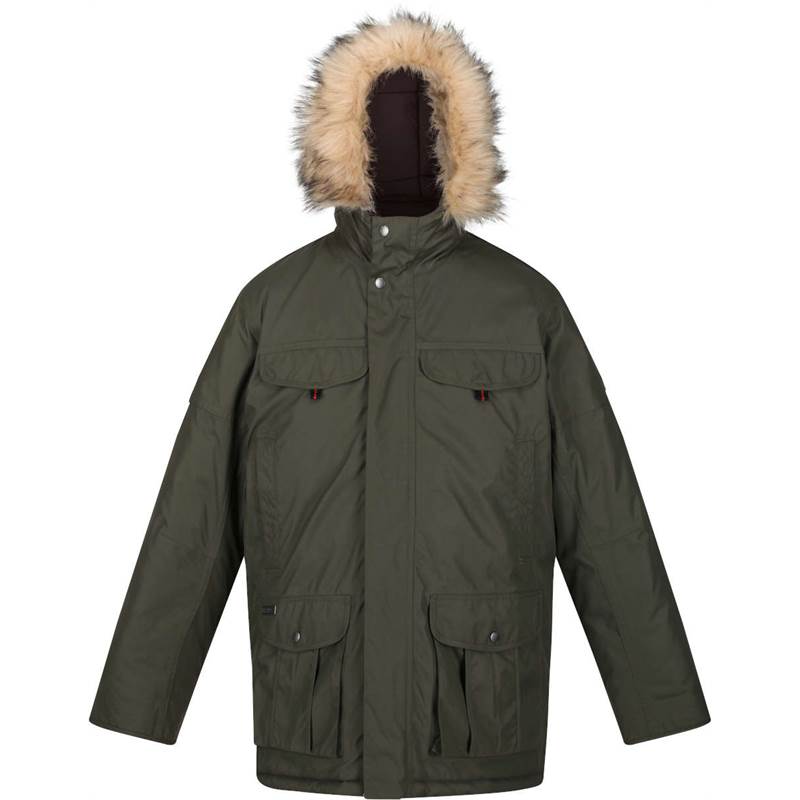 Regatta Mens Aarav Waterproof Insulated Parka Jacket-1