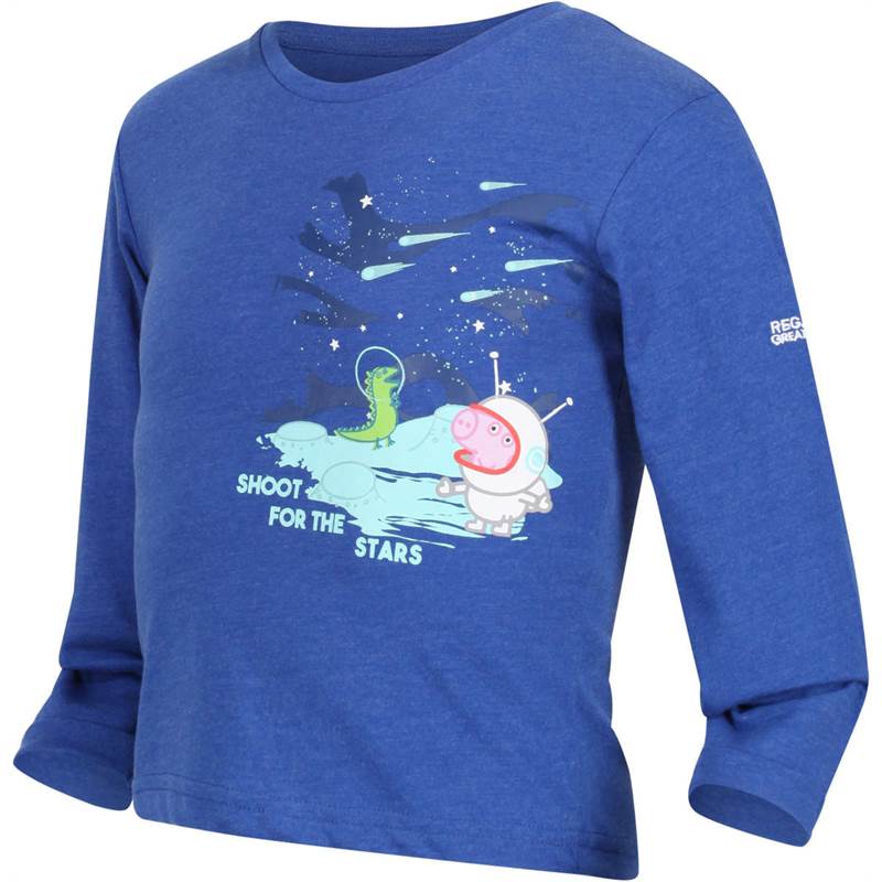 Regatta Kids Peppa Pig Long Sleeve Graphic T-Shirt-4