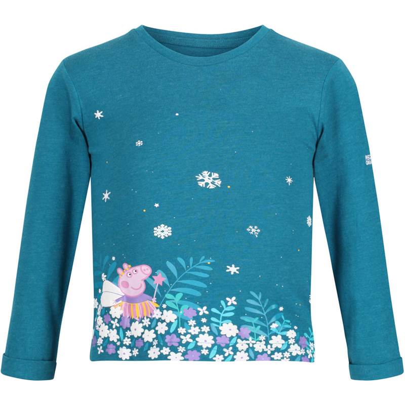 Regatta Kids Peppa Pig Long Sleeve Graphic T-Shirt-5