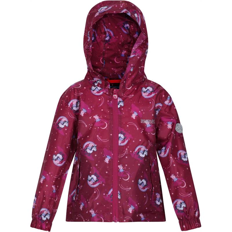 Regatta Kids Peppa Pig Waterproof Pack-It Jacket-5