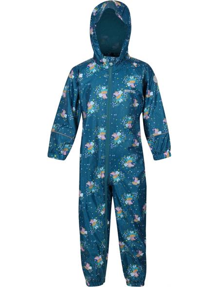 Regatta Kids Peppa Pig Pobble Waterproof Puddle Suit