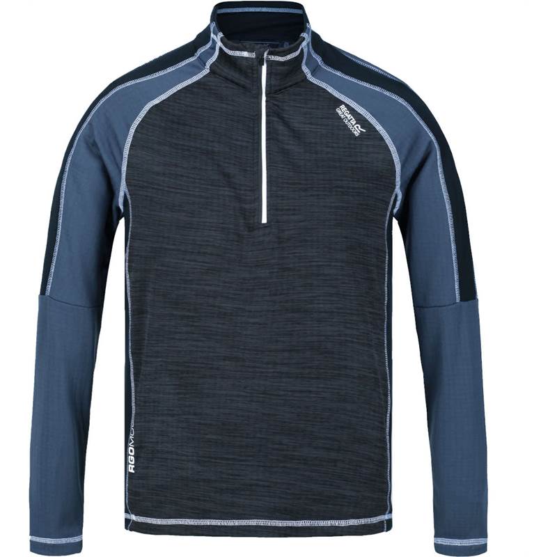 Regatta Mens Hepley Half-Zip Lightweight Fleece-5