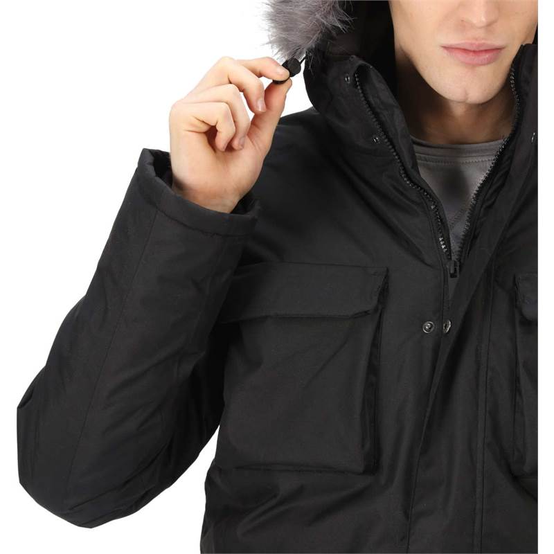 Regatta Mens Aziel Waterproof Parka Jacket-5