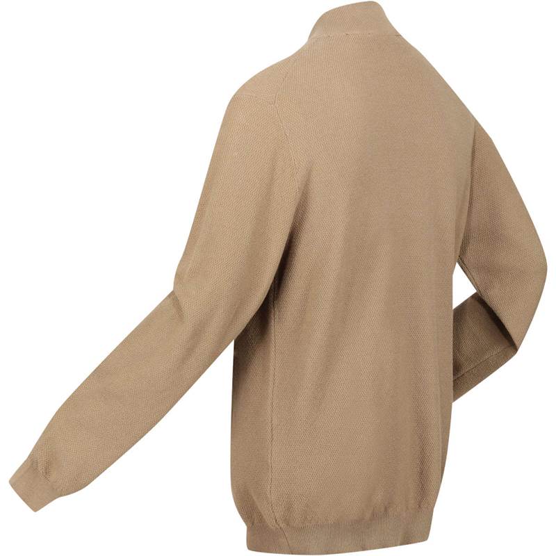 Regatta Mens Keaton Quarter Zip Knitted Jumper-4