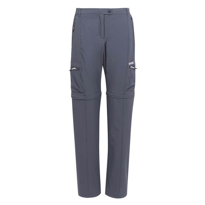 Regatta Womens Travel Light Zip Off Packaway Trousers-1
