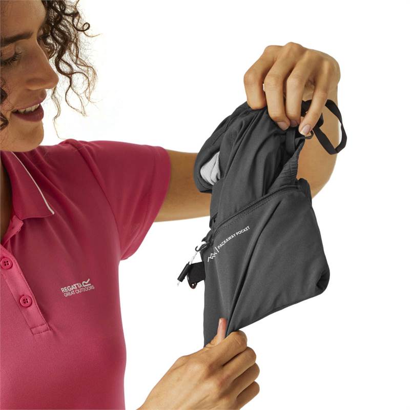 Regatta Womens Travel Light Packaway Shorts-4
