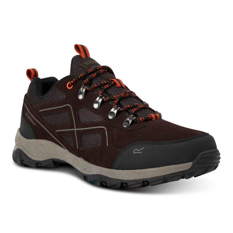 Regatta Mens Vendeavour Suede Low Walking Shoes-1