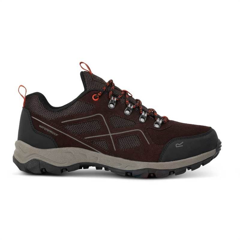 Regatta Mens Vendeavour Suede Low Walking Shoes-2