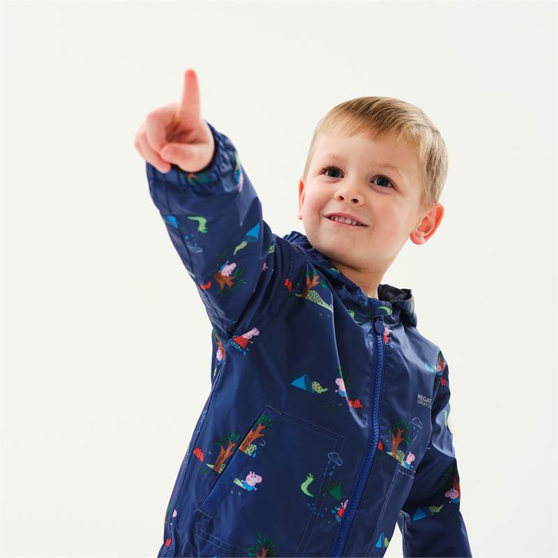 Regatta Kids Peppa Pig Muddy Puddle Waterproof Jacket-5