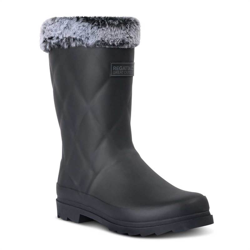 Regatta Womens Luxley Mid Fur Lined Wellies-1
