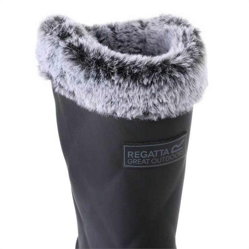 Regatta Womens Luxley Mid Fur Lined Wellies-5