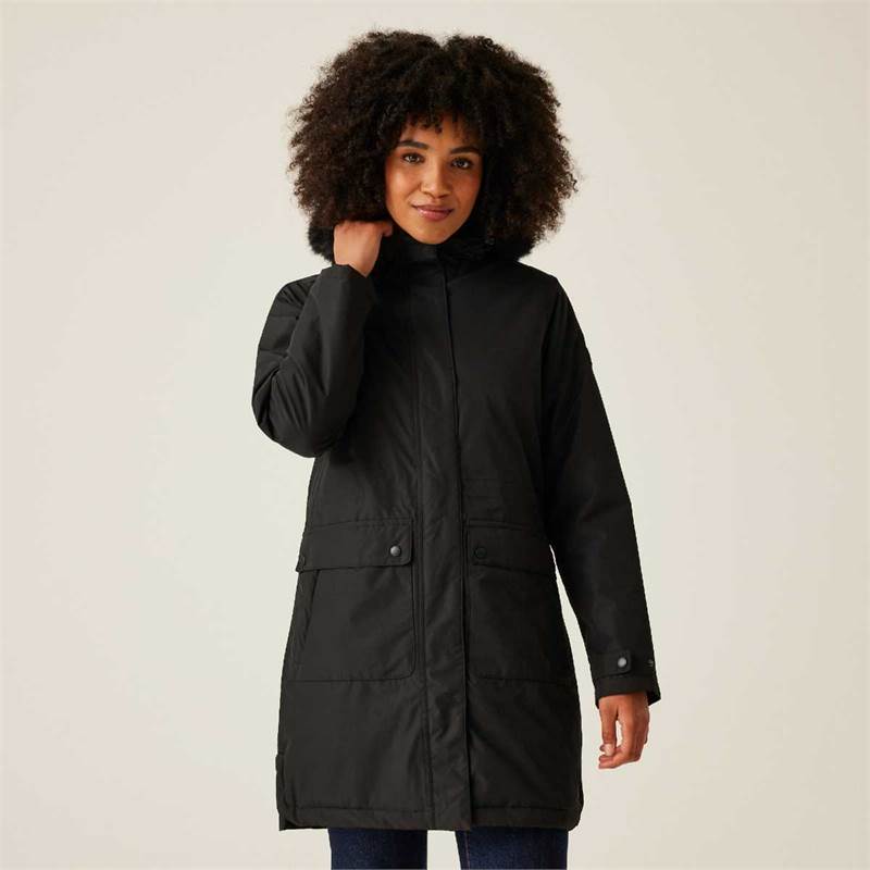 Regatta Womens Sabinka II Fur Trim Parka Jacket-4