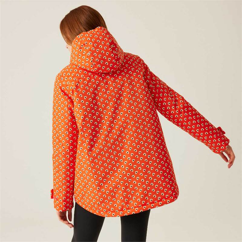 Regatta Womens Orla Kiely Mid Length Waterproof Jacket-3