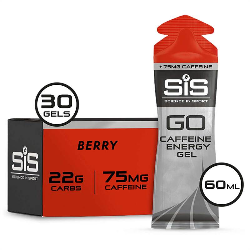 SIS GO Energy + Caffeine Gel - Box of 30 Gels-1