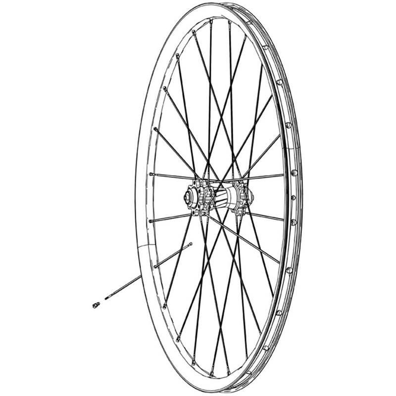 SRAM Zipp Spare - Tubeless Universal Valve, Removable Valve Core (Includes 1 Tubeless Valve 44Mm And 1 Valve Core Wrench) - Zipp 1Zero-1