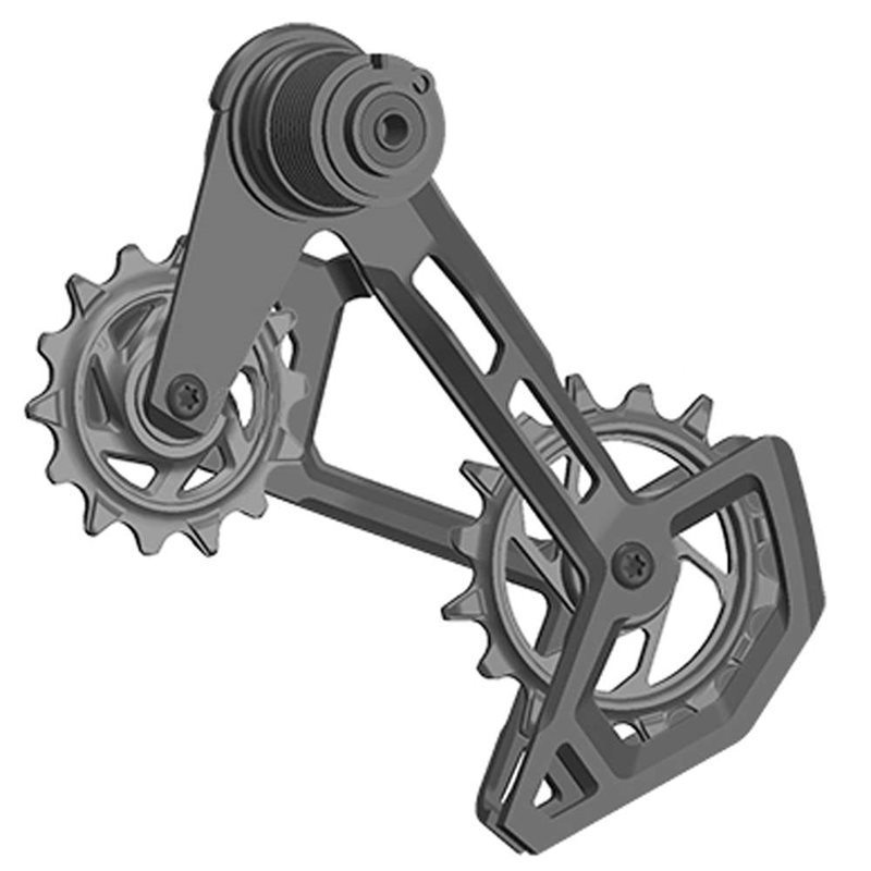 SRAM rear derailleur cage assembly kit T-Type Eagle AXS (full replacement cage assembly including outer and inner cages, damper and pulleys) 2023-1