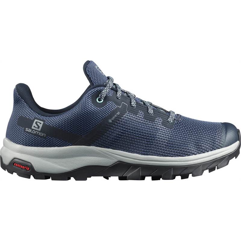 Salomon Womens Outline Prism GTX Hiking Shoes-1