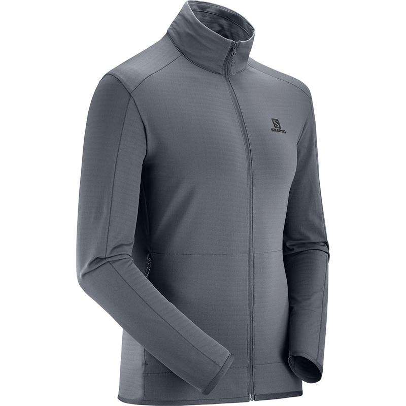 Salomon Mens Outrack Full Zip Midlayer Jacket-2